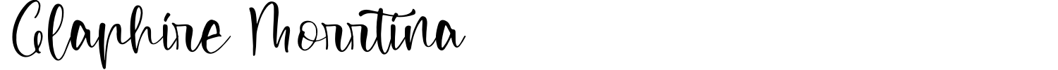 Glaphire Morrtina Font preview