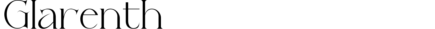 Glarenth Font preview