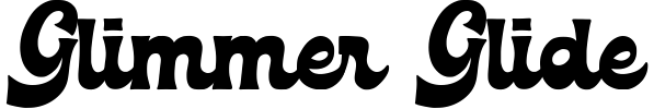 Glimmer Glide Font preview