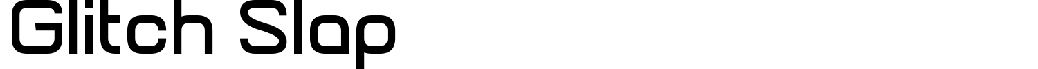 Glitch Slap Font preview