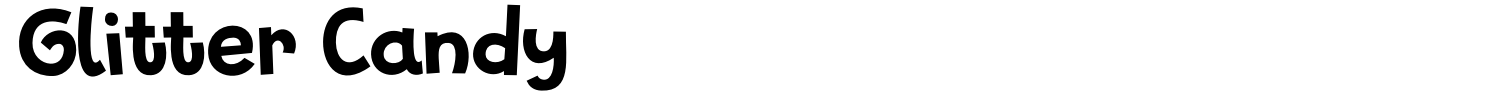 Glitter Candy Font preview