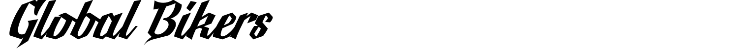 Global Bikers Font preview