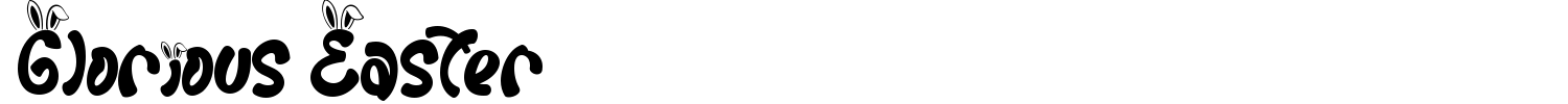 Glorious Easter Font preview