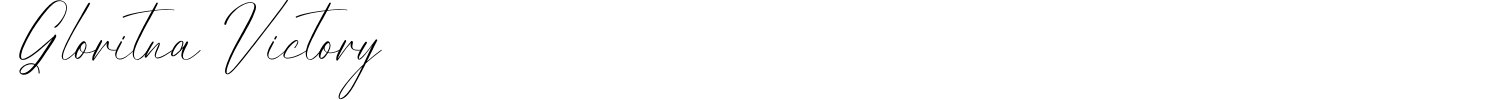 Gloritna Victory Font preview