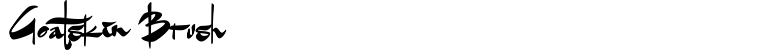 Goatskin Brush Font preview