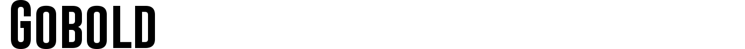 Gobold Font preview