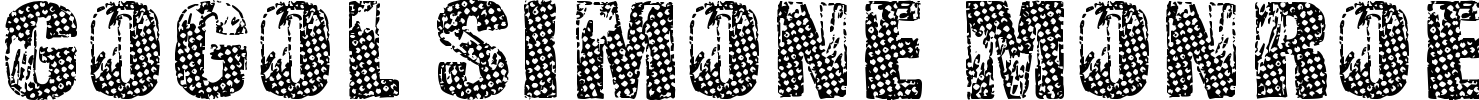 Gogol Simone Monroe Font preview