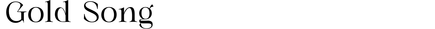 Gold Song Font preview