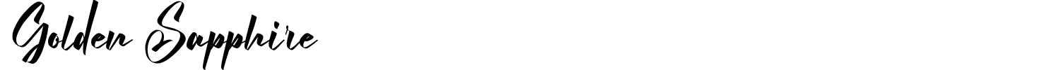 Golden Sapphire Font preview