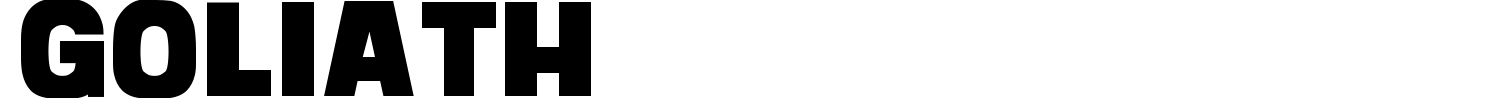 Goliath Font preview