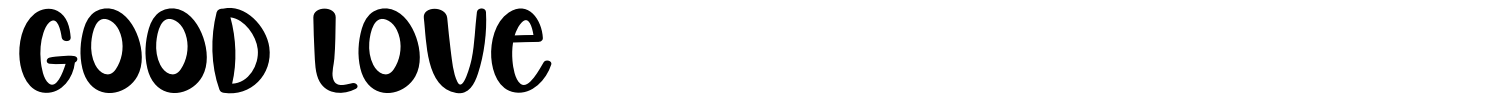 Good Love Font preview