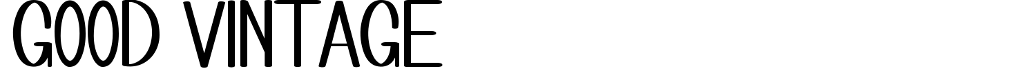 Good Vintage Font preview