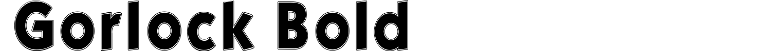 Gorlock Bold Font preview