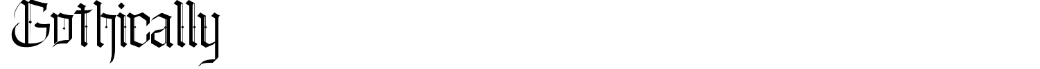 Gothically Font preview