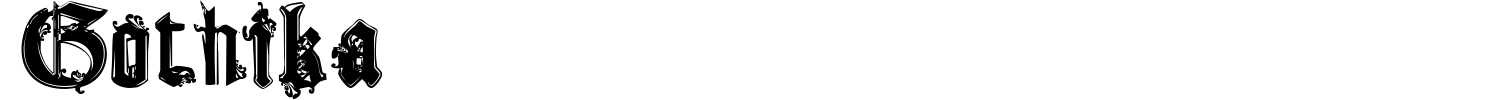 Gothika Font preview