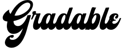 Gradable Font preview