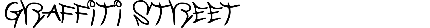 Graffiti Street Font preview