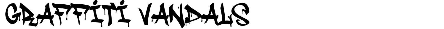 Graffiti Vandals Font preview