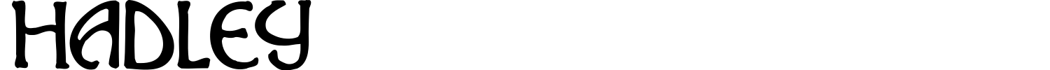 Hadley Font preview