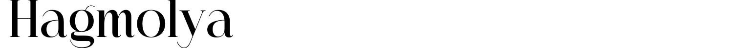 Hagmolya Font preview