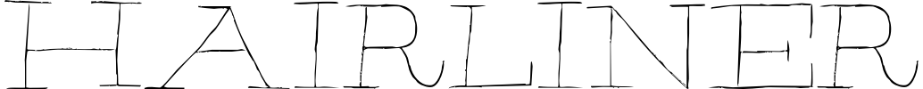 Hairliner Font preview