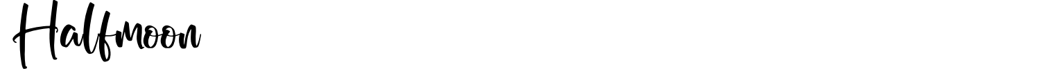 Halfmoon Font preview