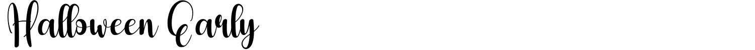Halloween Early Font preview