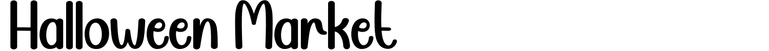 Halloween Market Font preview