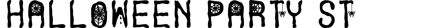 Halloween Party St Font preview
