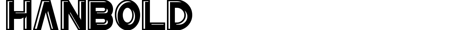 HanBold Font preview