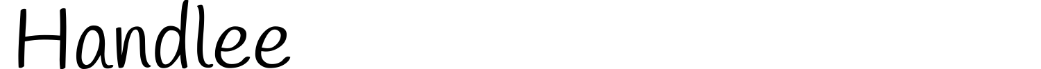 Handlee Font preview