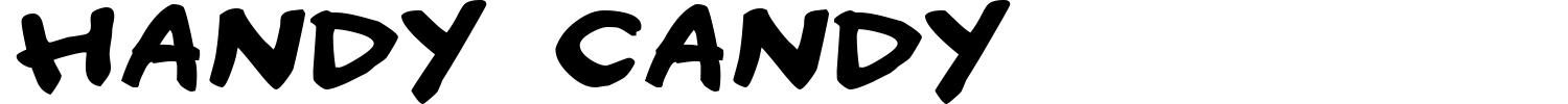 Handy Candy Font preview