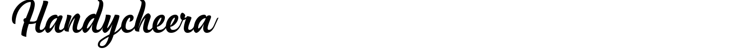Handycheera Font preview