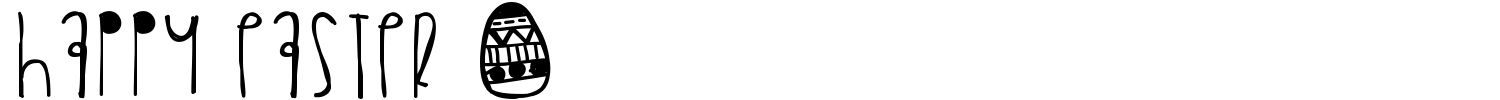 Happy Easter Font preview