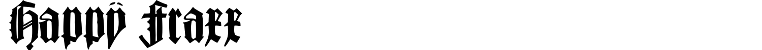 Happy Fraxx Font preview