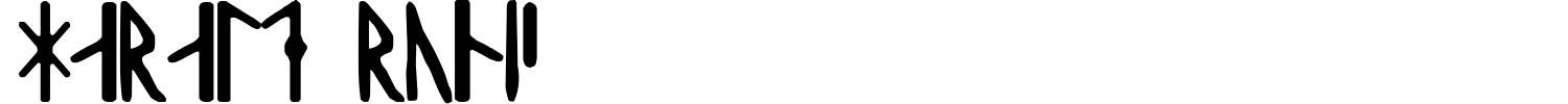 Harald Runic Font preview