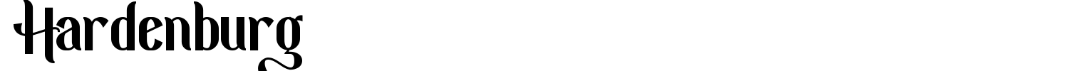 Hardenburg Font preview