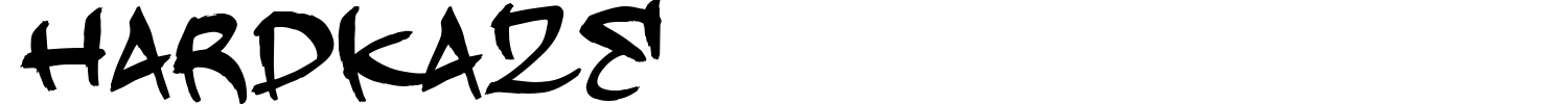 Hardkaze Font preview