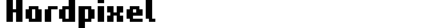Hardpixel Font preview