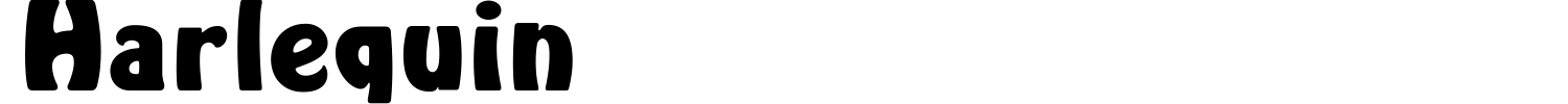 Harlequin Font preview