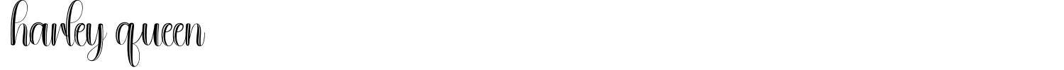 Harley Queen Font preview