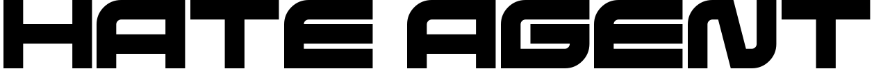 Hate Agent Font preview