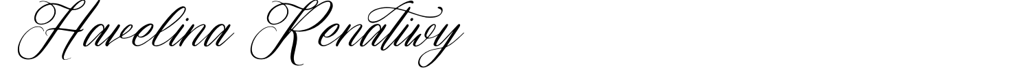 Havelina Renatiwy Font preview