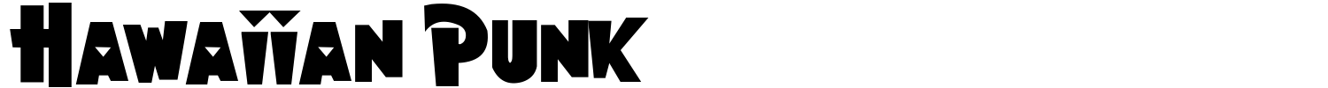 Hawaiian Punk Font preview