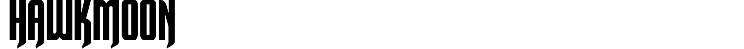 Hawkmoon Font preview