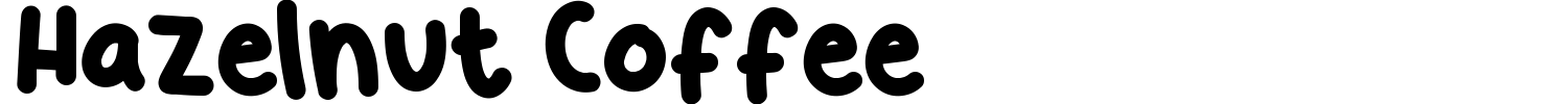 Hazelnut Coffee Font preview