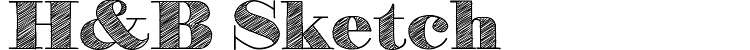 HB Sketch Font preview