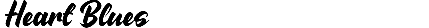 Heart Blues Font preview