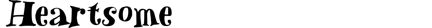 Heartsome Font preview