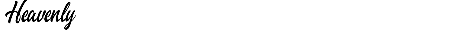 Heavenly Font preview